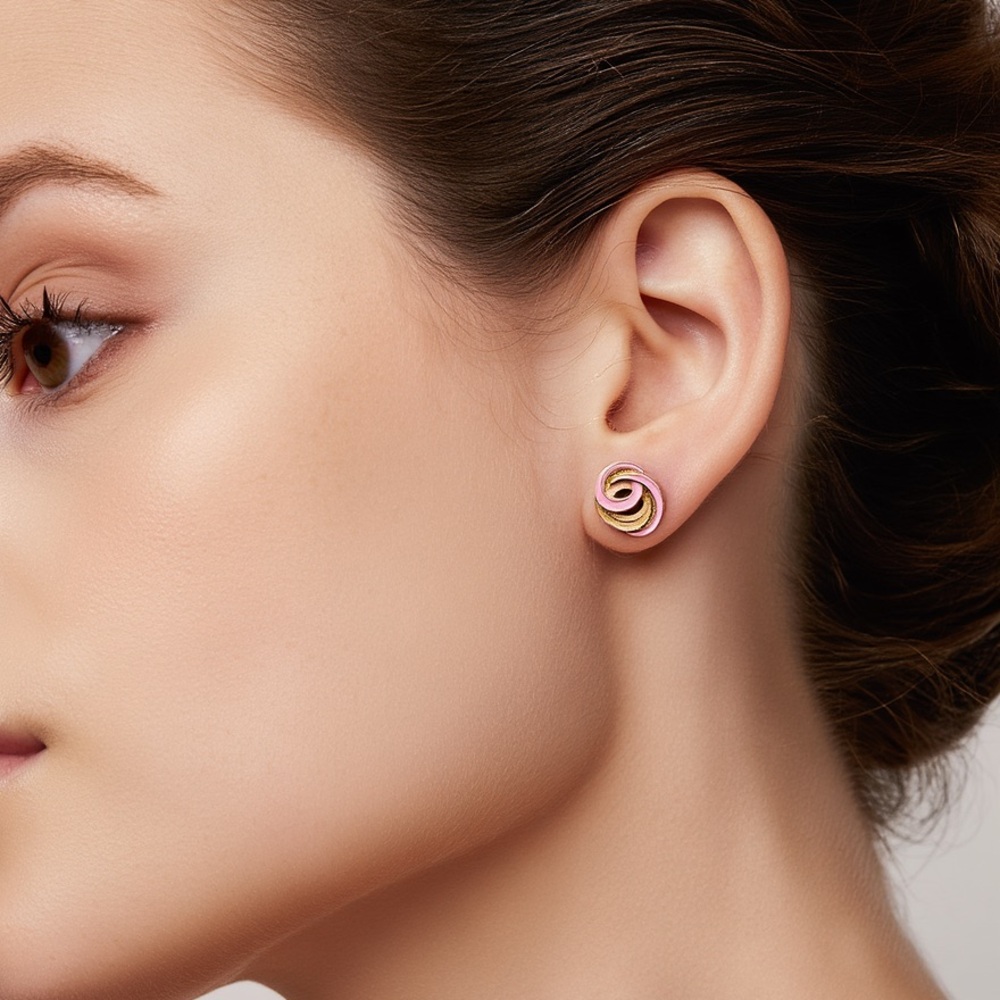 🌻5/$30🌻 🆕 Vintage Gold-Toned and Pink Earrings